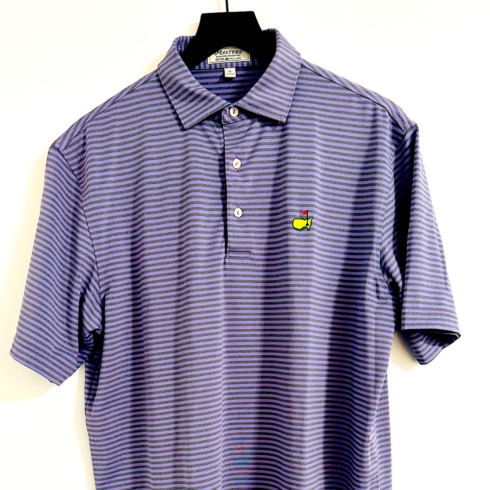 Medium Men’s Master’s Polo purple and grey